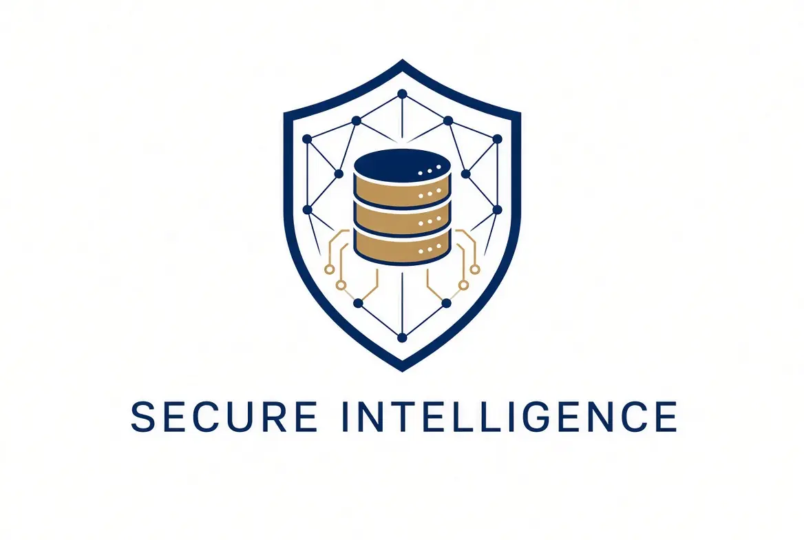 Secure Intelligence logo: a shield around a database